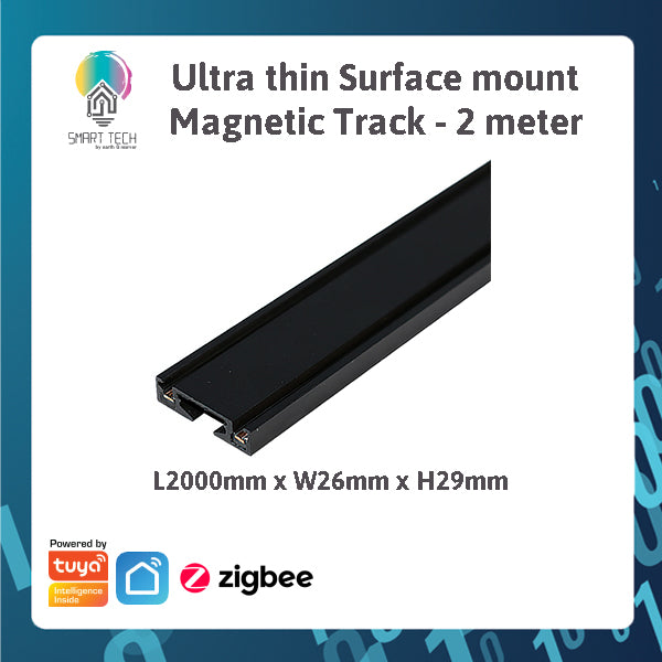SMART TECH® Tuya Smart Zigbee Magnetic Track Light System 48VDC track and Rail Modular