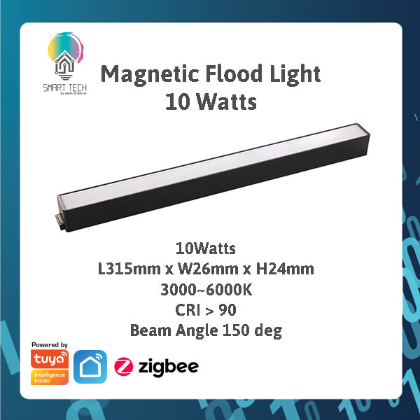 SMART TECH® Tuya Smart Zigbee Magnetic Track Light System 48VDC track and Rail Modular