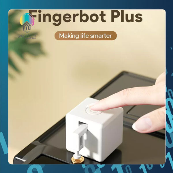 SMART TECH® Tuya Smart Bluetooth Fingerbot Switch Bot Button Pusher Smart Life App Voice Control Support Google