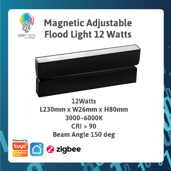 SMART TECH® Tuya Smart Zigbee Magnetic Track Light System 48VDC track and Rail Modular