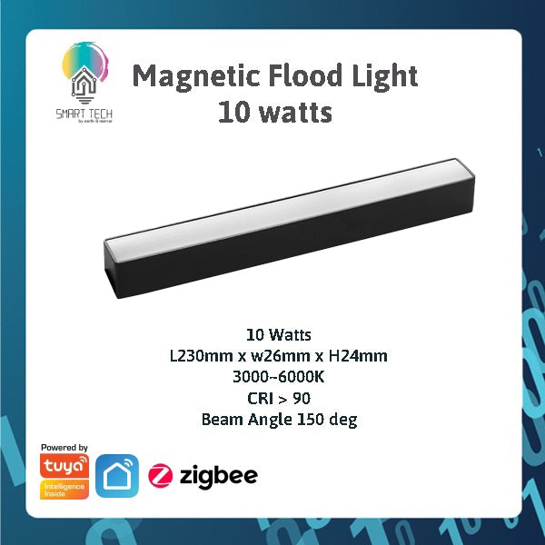 SMART TECH® Tuya Smart Zigbee Magnetic Track Light System 48VDC track and Rail Modular