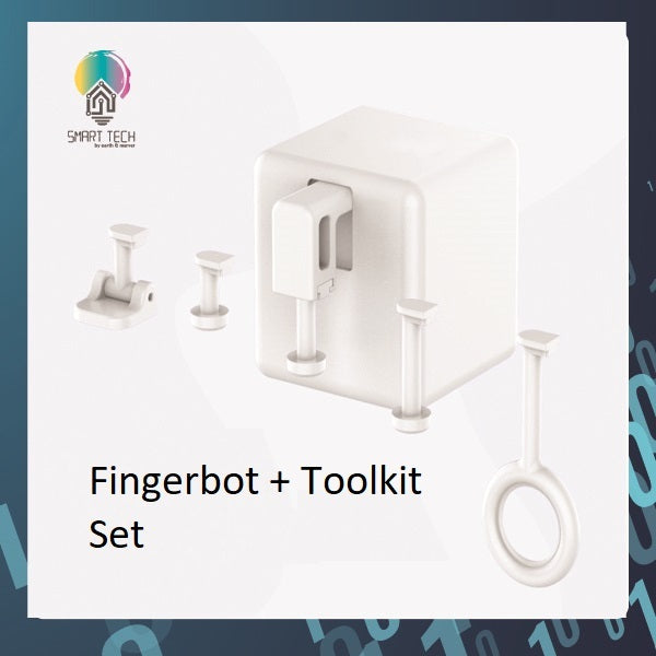 SMART TECH® Tuya Smart Bluetooth Fingerbot Switch Bot Button Pusher Smart Life App Voice Control Support Google