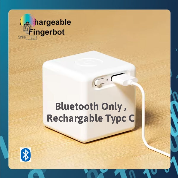 SMART TECH® Tuya Smart Bluetooth Fingerbot Switch Bot Button Pusher Smart Life App Voice Control Support Google