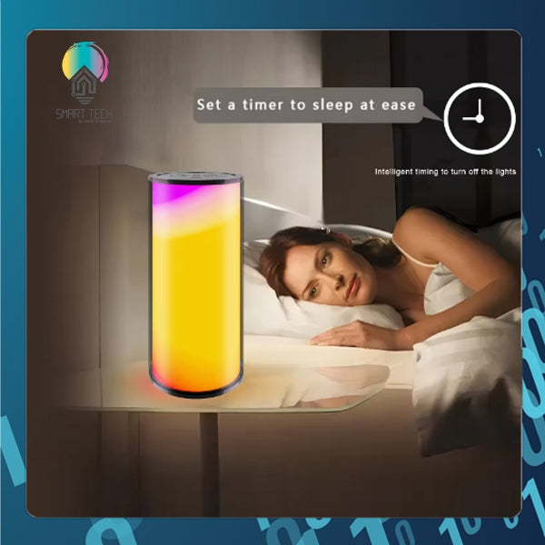 🇸🇬 SMART TECH® Tuya Smart RGBIC - White Table / Desktop rechargeable WiFi Smart Lamp