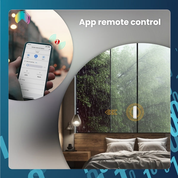 🇸🇬 SMART TECH® Tuya Smart Zigbee Window or Door Slider, Tuya Smartlife, Battery powered and Solar charged, Alexa Google