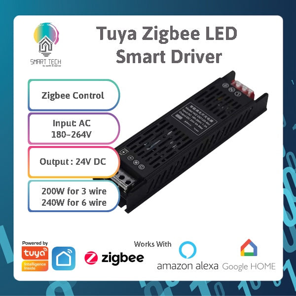Tuya Smart Zigbee LED driver CCT , RGB , RGBCCT support Alexa and Google intergration