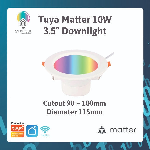 🇸🇬 SMART TECH® Tuya Matter Smart WiFi Lighting Solution , E27 , GU10 , MR16 , GU5.3 , E14 , Downlights