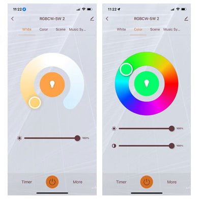 SMART TECH® WiFi G24 PLC 2PIN 7W RGB CW + WW Light Bulb Spotlight Light Lamp LED Bulb Tuya