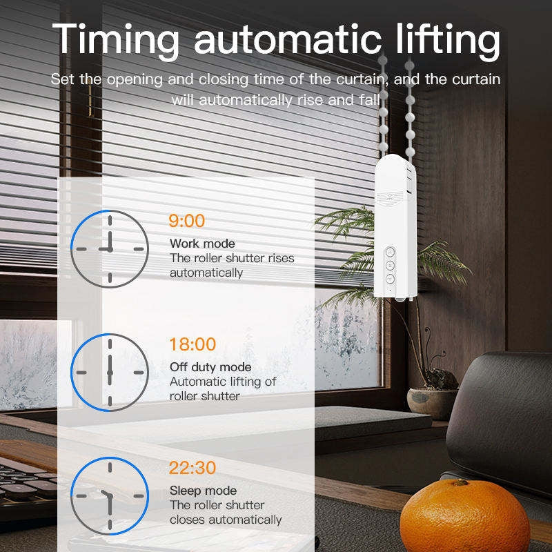 SMART TECH® Tuya Smart Roller Blind motor and remote with or without backup battery AC wall power
